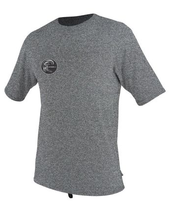 O'Neill 24-7 Hybrid Short Sleeve Surf Shirt - Smoke