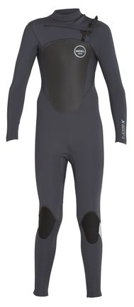 Xcel Youth 4/3 Axis Fullsuit - Gun Metal/Fog Blue