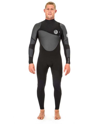 Rip Curl Flashbomb Heat Seeker 4/3 Zip Free Wetsuit Steamer