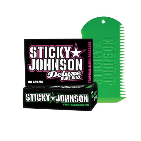 Sticky Johnson 2wax + Comb Pack Trop/col