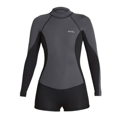 Xcel Axis 2mm Long Sleeve Spring suit - Graphite