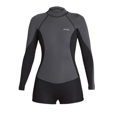 Xcel Women's Premium Stretch Short Sleeve Rash Guard with Key Pocket at