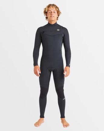Billabong 3/2mm Absolute Natural Chest Zip Wetsuit - Black