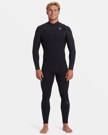 Billabong 3/2mm Furnace Natural Upcycler GBS Chest Zip Wetsuit - Black