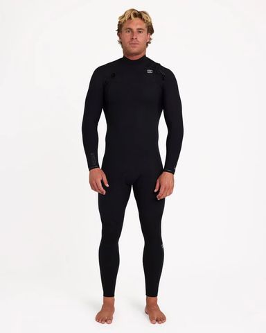 Billabong 3/2 mm Furnace Revo Chest Zip Steamer Wetsuit - Black