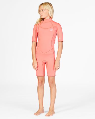 Billabong Teen Synergy Back Zip 2/2 -Vintage Coral