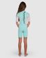 Billabong Teen Synergy Back Zip Short Sleeve Spring Suit - Ice