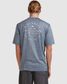 Billabong Wavey Davey Loose Fit Short Sleeve Rash Vest - Navy Heather