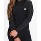 Billabong Women's Synergy Back Zip 3/2mm - Wild Black