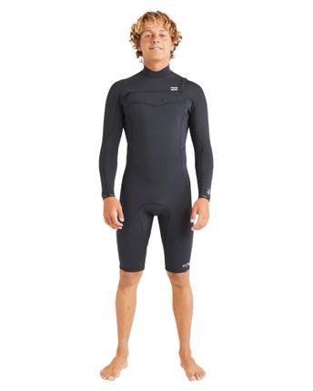 Billabong Absolute Natural Upcycler Chest Zip Long Sleeve Springsuit