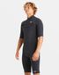 Billabong Absolute Natural Upcycler Chest Zip Short Sleeve Springsuit - Black