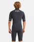 Billabong Absolute Natural Upcycler Chest Zip Short Sleeve Springsuit - Black