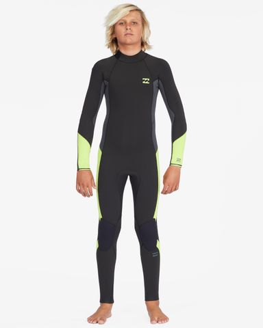 Billabong Boy's Absolute Back Zip 3/2 - Stealth