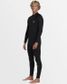 Billabong Foil Back Zip Steamer 3/2 - Black
