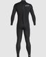 Billabong Furnace Absolute Back Zip 3/2 Steamer - Black