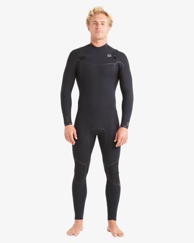 Billabong Furnace Natural Chest Zip Steamer 3/2 - Black