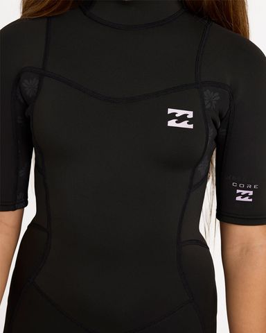 Billabong Girls Absolute Core 2/2mm Spring Suit - Black
