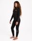 Billabong Girls Absolute Core 3/2 Back Zip - Black