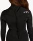 Billabong Girls Absolute Core 3/2 Back Zip - Black