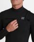 Billabong Revolution Natural Chest ZIp Long Sleeve Springsuit - Black