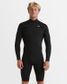 Billabong Revolution Natural Chest ZIp Long Sleeve Springsuit - Black
