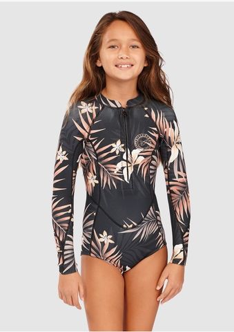 Billabong Salty Dayz Toddlers Long Sleeve Springsuit - Black Pebble