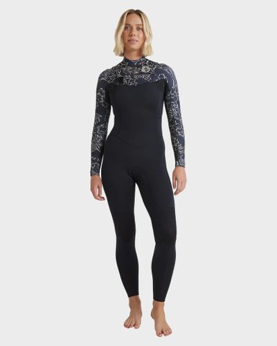 Billabong Salty Dayz Natural Chest Zip 4/3mm - Black Pebble