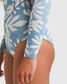 Billabong Salty Dayz Natural Long Sleeve Springsuit - Blue Shadow