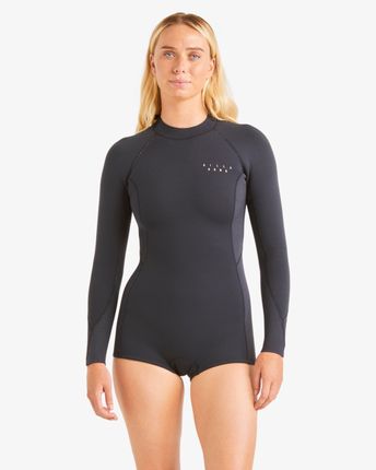 Billabong Spring Fever Long Sleeve Springsuit 2mm -Black