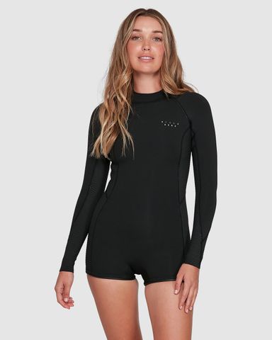 Billabong Spring Fever Long Sleeve Spring Suit - Black Wave