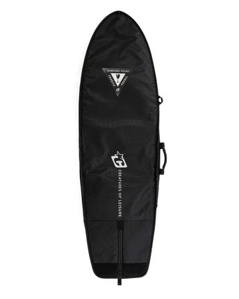 Creatures Fish Double DT2.0 Surfboard Cover- Black/Silver 