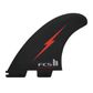FCS II Nathan Florence Tri Fin Set - Red Bolt