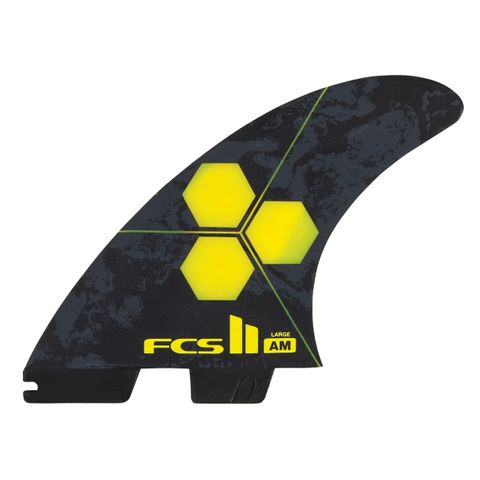 FCS II Al Merrick PC Tri Fin Set - Yellow