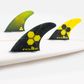 FCS II Al Merrick PC Tri Fin Set - Yellow