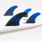 FCS II Al Merrick PC Tri-Quad Fin Set - Cobalt