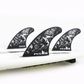 FCS II Filipe Toledo PC Aircore Tri Fin Set - Black