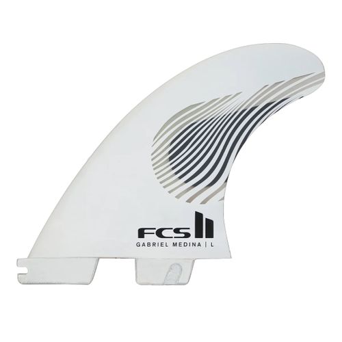 FCS II Gabriel Medina Tri Fin Set - Black/White