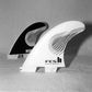 FCS II Gabriel Medina Tri Fin Set - Black/White