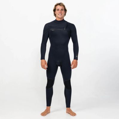 Men's HyperX 4/3mm Stitchless Steamer Chest Zip - Black