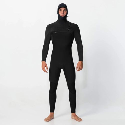 Men's HyperFreak 4/3+ Hooded Steamer Chest Zip - Black