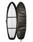 O&E Hypa Fish/Short Travel Cover 2 Board - Black