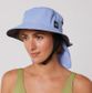 O&E Indo Stiff Peak Surf Hat - Blue