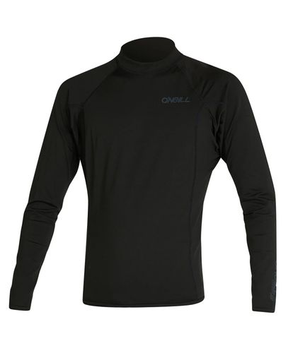 O'Neill Thermo X Long Sleeve Crew Rash Vest - Black