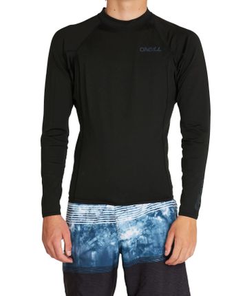 O'Neill Thermo Long Sleeve Rash Vest - Black