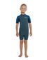 O'Neill Toddler's Reactor II Back Zip Springsuit 2mm Cadet/Gunmetal/Ultramarine