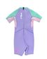 O'Neill Toddler's Reactor II Back Zip Spring Suit - Mist/Pink/Seafoam
