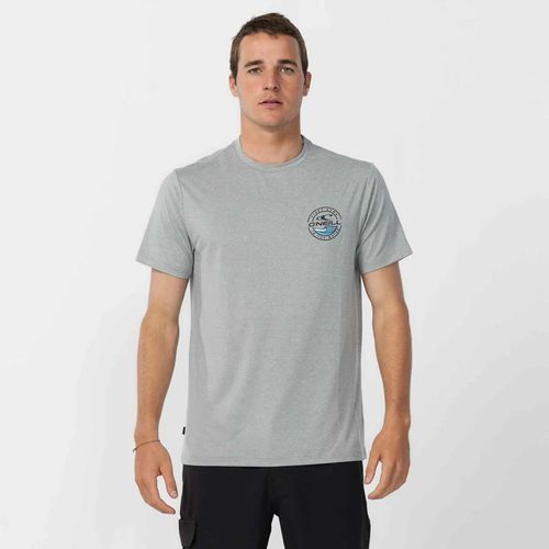 O'Neill TRVLR Peak UPF Tee - Heather Grey