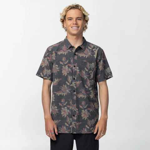 O'Neill UPF Slub Standard Short Sleeve Shirt - Black