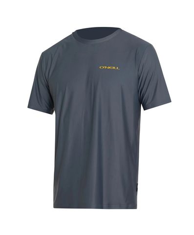 O'Neill Vibrations UV Short Sleeve Surf Tee Rashie - Gunmetal