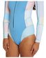 O'Neill Women's Bahia Neo Skins LS Spring Suit 1mm - Fog/Sundae/Sundae